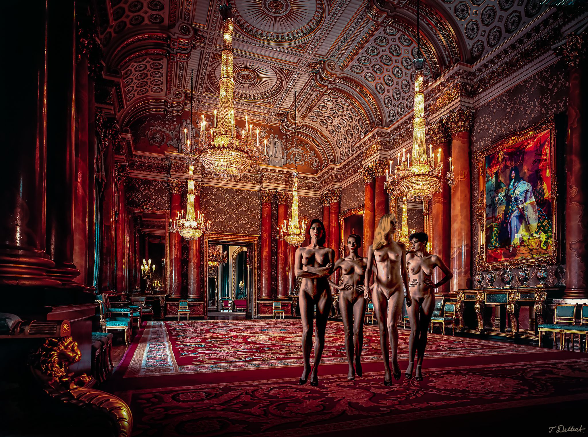 The Naked Visit to the Queen of England 